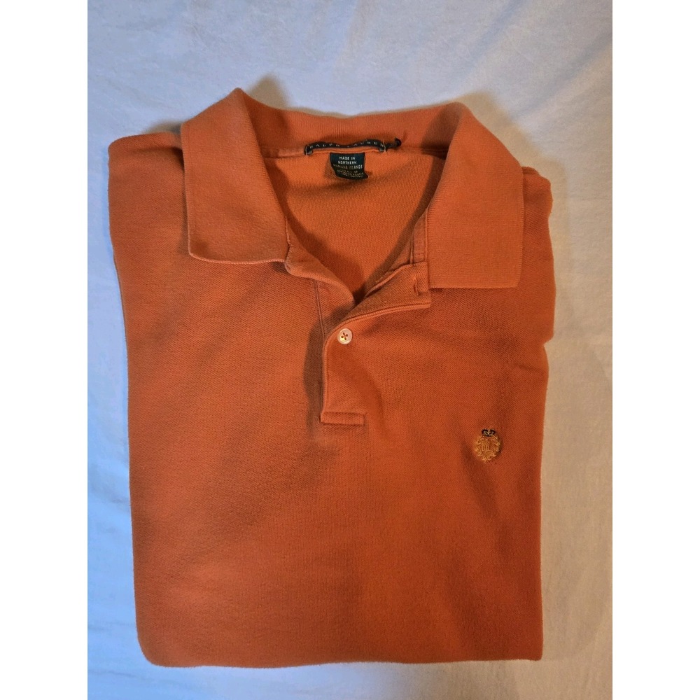 Lauren Ralph Lauren Men's XL Orange Polo Shirt Short Sleeve